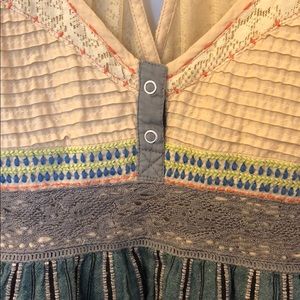 Free People deep v neck blouse, size 8